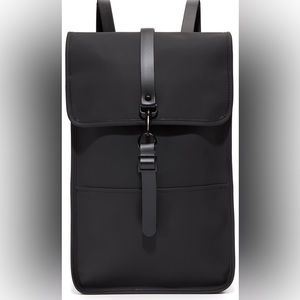 RAINS Backpack for Women and Men - Fits 15" Laptop - Water Resistant Rucksack